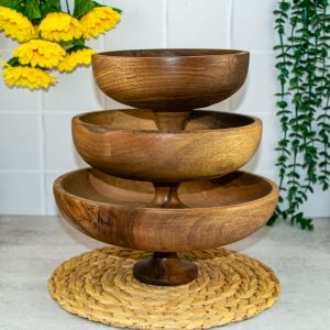 میوه خوری چوبی پایه خراطی