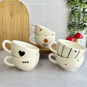 فنجان سرامیک لته خوری