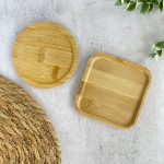 نعلبکی بامبو گرد ومربع