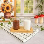 نمکپاش جفتی پیرکس(دارای زیره بامبو)